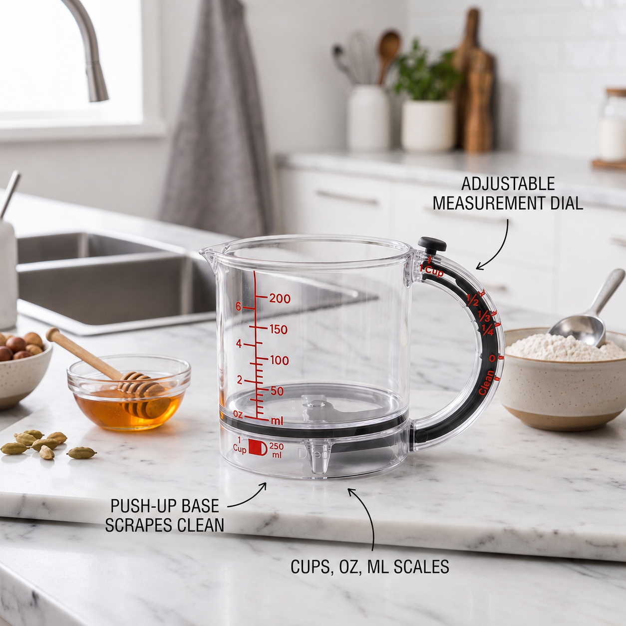 FlexiMeasure 4-in-1 Smart Kitchen Cup